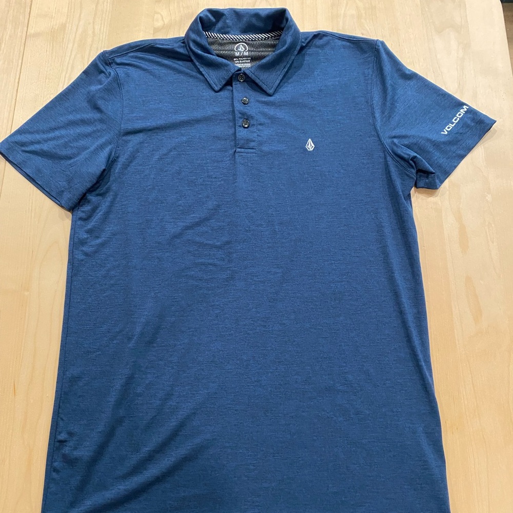 Volcom Men's Navy Polo Shirt